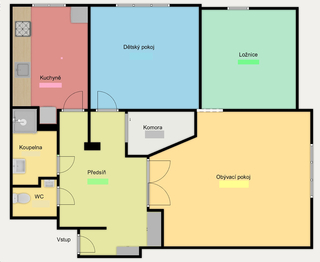 Prodej bytu 3+1 v družstevním vlastnictví 90 m², Praha 7 - Holešovice