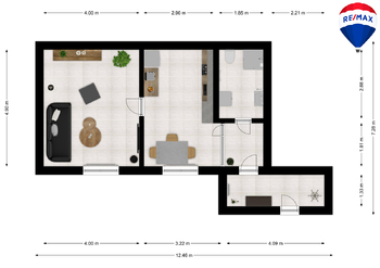 Prodej bytu 2+kk v osobním vlastnictví 62 m², Česká Lípa