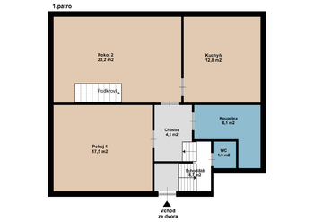 Prodej nájemního domu 1350 m², Žatec