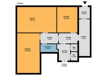 Prodej nájemního domu 1350 m², Žatec