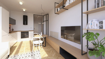 Prodej bytu 3+kk v osobním vlastnictví 61 m², Praha 10 - Strašnice