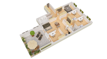 Prodej bytu 5+kk v osobním vlastnictví 153 m², Praha 9 - Hostavice