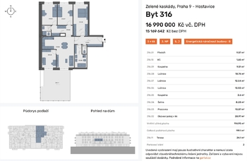 Prodej bytu 5+kk v osobním vlastnictví 153 m², Praha 9 - Hostavice
