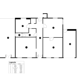 půdorys - Prodej domu 142 m², Zlonice