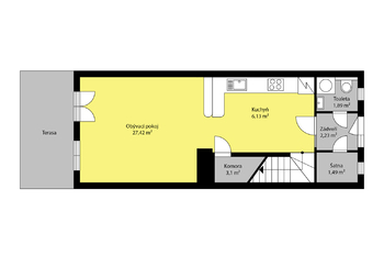 Prodej bytu 3+kk v osobním vlastnictví 85 m², Nymburk