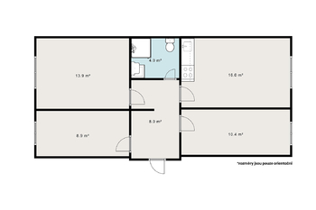 Prodej bytu 3+kk v osobním vlastnictví 60 m², Praha 4 - Háje