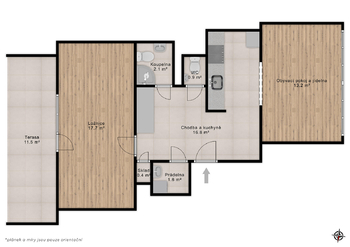 Pronájem bytu 2+kk v osobním vlastnictví 68 m², Praha 6 - Střešovice