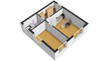 Pronájem bytu 2+kk v osobním vlastnictví 49 m², Radnice