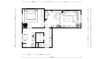 Prodej bytu 2+1 v osobním vlastnictví 52 m², Praha 9 - Hloubětín