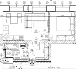 Pronájem bytu 2+kk v osobním vlastnictví 37 m², Rousínov