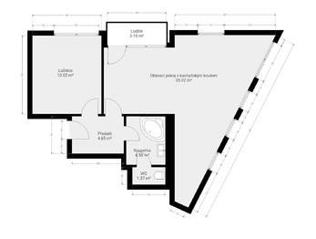 Pronájem bytu 2+kk v osobním vlastnictví 68 m², Praha 5 - Zličín