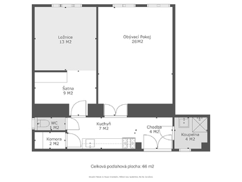 Pronájem bytu 2+1 v osobním vlastnictví 68 m², Praha 6 - Dejvice