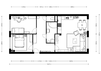 Prodej bytu 3+kk v osobním vlastnictví 71 m², Benátky nad Jizerou