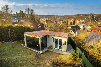 Zimní zahrada a dílna - exteriér. - Prodej chaty / chalupy 190 m², Týn nad Vltavou