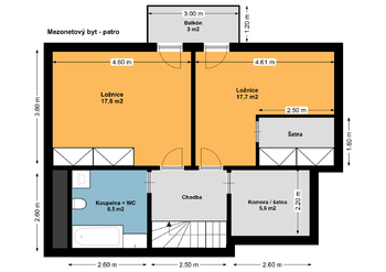 Prodej bytu 3+kk v osobním vlastnictví 112 m², Škvorec