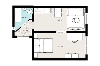 Prodej bytu 2+kk v osobním vlastnictví 41 m², Plzeň