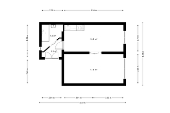 Prodej bytu 2+kk v osobním vlastnictví 41 m², Plzeň