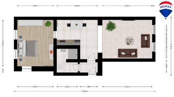 Prodej bytu 3+kk v osobním vlastnictví 62 m², Česká Lípa