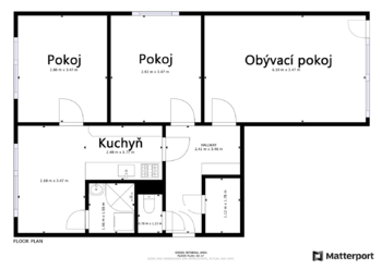 Prodej bytu 3+1 v družstevním vlastnictví 65 m², Chomutov