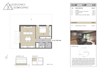 Prodej bytu 2+kk v osobním vlastnictví 58 m², Frýdlant nad Ostravicí