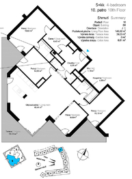 Pronájem bytu 5+kk v osobním vlastnictví 186 m², Praha 3 - Žižkov