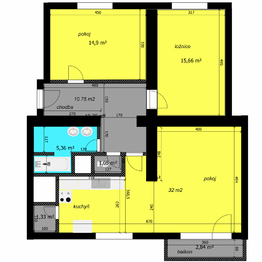 Pronájem bytu 3+kk v osobním vlastnictví 81 m², Poděbrady