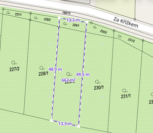 Prodej pozemku 662 m², Blažovice