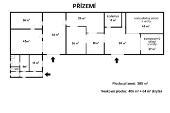 Pronájem obchodních prostor 642 m², Nymburk