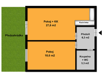 Pronájem bytu 2+kk v osobním vlastnictví 81 m², Brno