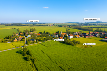 Prodej pozemku 1018 m², Suchdol