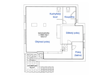 Prodej bytu 4+kk v osobním vlastnictví 138 m², Unhošť