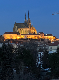 Výhled z balkonu - Prodej bytu 3+kk v osobním vlastnictví 80 m², Brno