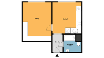 Pronájem bytu 1+1 v osobním vlastnictví 35 m², Praha 10 - Hostivař