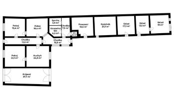 Půdorys - Pronájem domu 129 m², Pouzdřany