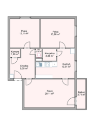 Prodej bytu 3+1 v osobním vlastnictví 72 m², Zlaté Hory