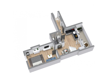 Pronájem bytu 2+kk v osobním vlastnictví 49 m², Chrudim