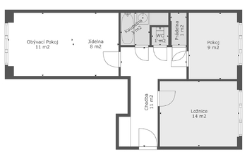 Prodej bytu 3+kk v družstevním vlastnictví 59 m², Praha 10 - Vršovice