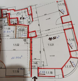 Pronájem obchodních prostor 60 m², Praha 3 - Žižkov