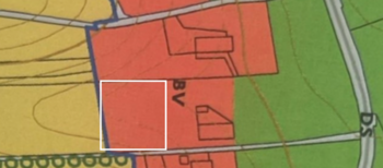 uzemní plán  - Prodej pozemku 1980 m², Pertoltice