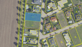 Mapa - Prodej pozemku 827 m², Radonice 