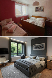 ložnice - vizualizace - Prodej domu 162 m², Solnice