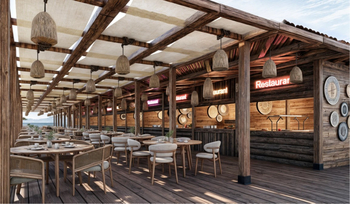 Restaurace  - Prodej bytu 1+kk v osobním vlastnictví 60 m², Touristic Villages