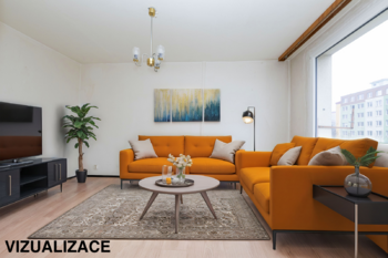 vizualizace - Prodej bytu 2+kk v družstevním vlastnictví 36 m², Most