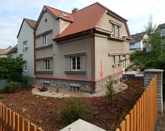 Pohled z ulice - Pronájem bytu 2+kk v osobním vlastnictví 50 m², Rakovník 