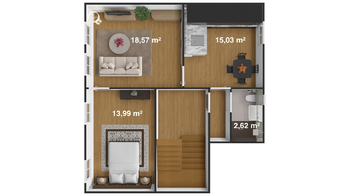 2. NP byt 2+1 - Prodej domu 270 m², České Budějovice