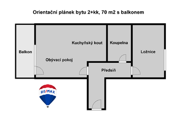 Pronájem bytu 2+kk v osobním vlastnictví 70 m², České Budějovice