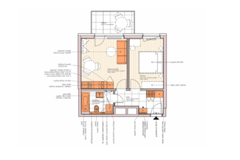 Pronájem bytu 2+kk v osobním vlastnictví 47 m², Praha 9 - Prosek