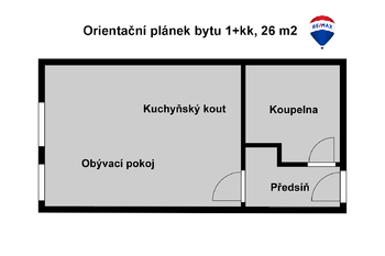 Pronájem bytu 1+kk v osobním vlastnictví 26 m², České Budějovice