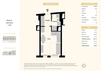 Prodej bytu 1+kk v osobním vlastnictví 46 m², Praha 4 - Nusle