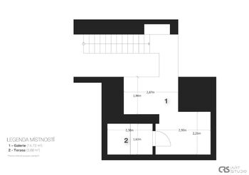 2D MEZIPATŘÍ - Prodej bytu 4+kk v osobním vlastnictví 230 m², Praha 2 - Nové Město